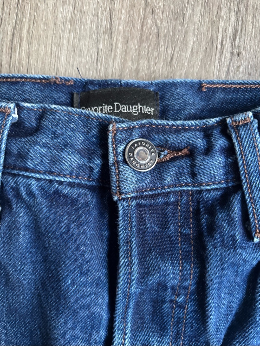 Favorite Daughter The Masha Super High Rise Wide Leg Jeans in Belmont 26 - Picture 8 of 12